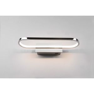 Aplica de perete Gianni, TRIO, 40x14.8x7.5 cm, 17W, 1x SMD, metal, argintiu imagine