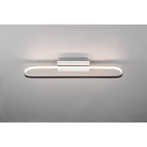 Aplica de perete Gianni, TRIO, 60x15x8 cm, 22W, 1x SMD, metal, argintiu imagine