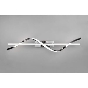 Plafoniera Isabel, RL, 100x18x25.5 cm, 26W, 1x SMD, metal, argintiu imagine