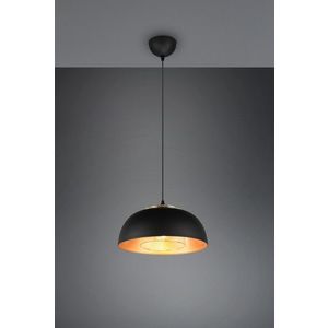 Lustra Punch, RL, 35x150 cm, 40W, 1x E27, metal, negru mat imagine