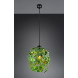 Lustra Leavy, RL, 38x150 cm, 28W, 1x E27, metal, verde imagine