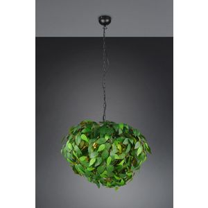 Lustra Leavy, RL, 70x150 cm, 28W, 4x E14, metal, verde imagine