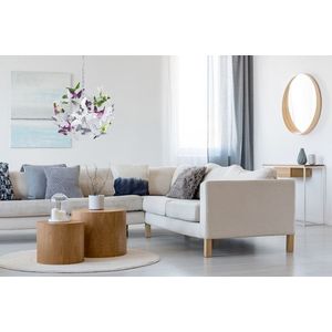 Lustra Butterfly, RL, 50x150 cm, 28W, 4x G9, metal, multicolor imagine