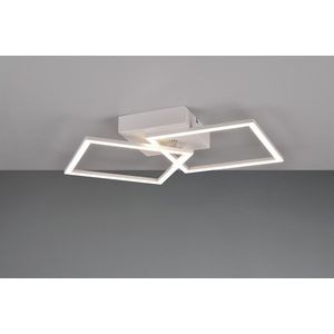 Plafoniera Trail, RL, 44.5x39.5x6.9 cm, 20W, 1x SMD, metal, alb mat imagine