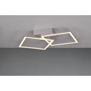Plafoniera Trail, RL, 44.5x39.5x6.9 cm, 20W, 1x SMD, metal, gri imagine