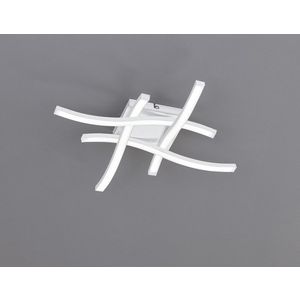 Plafoniera Route, RL, 46x46x7 cm, 5W, 4x SMD, metal, alb mat imagine
