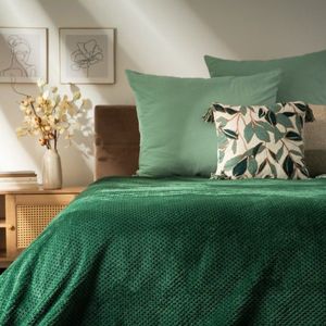 Cuvertura de pat Noah, Homla, 220x240 cm, poliester, verde imagine