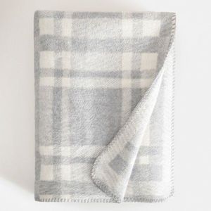 Patura Gelin, Homla, 150x200 cm, bumbac/acril/poliester, gri/alb imagine
