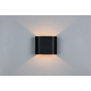 Aplica de perete Alani, TRIO, 15x12 cm, 5W, 1x G9, metal, negru/auriu imagine