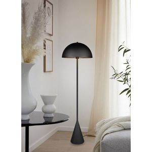 Lampadar Alfie, TRIO, 40x152 cm, 40W, 1x E27, metal, negru mat imagine
