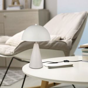 Lampa de masa Alfie, TRIO, 30x44 cm, 40W, 1x E27, metal, gri imagine