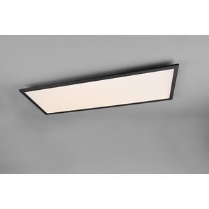 Plafoniera Alpha, RL, 80x5 cm, 34W, 1x SMD LED, metal, negru mat imagine