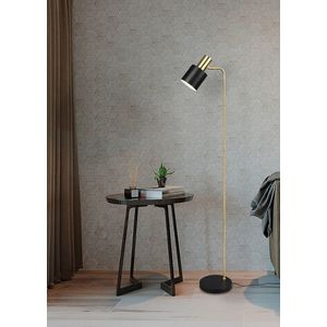 Lampadar Adam, RL, 22x35x153.5 cm, 10W, 1x E27, metal, auriu/negru imagine