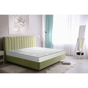 Saltea ortopedica Aloe Vera Dual Confort, 140x190x25cm, Memory 4 cm, 7 zone de confort, reversibila, fermitate medie imagine