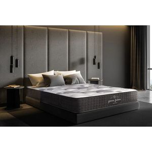 Saltea ortopedica, Green Future, California, 120x200x35 cm, arcuri POCKET, 3 cm spuma Memory Arctic Gel 7 Zone de Confort, fermitate medie imagine