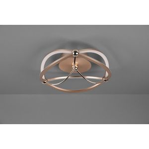 Plafoniera Charivari, TRIO, 41x14 cm, 20W, 1x SMD LED, metal, bronz mat imagine