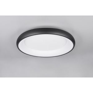 Plafoniera Cardona, TRIO, 62x10 cm, 38W, 1x SMD LED, metal, negru mat imagine