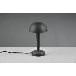 Lampa de masa Canaria, RL, 15x26.5 cm, 4.9W, 1x E14, metal, negru imagine