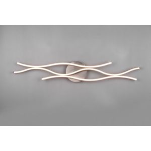 Plafoniera Blaze, TRIO, 107.5x18x7 cm, 35W, 1x SMD LED, metal, argintiu/negru imagine