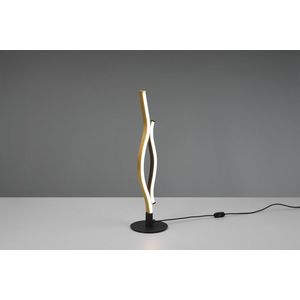 Lampa de masa Blaze, TRIO, 13.5x48 cm, 8W, 1x SMD LED, metal, bronz/negru imagine