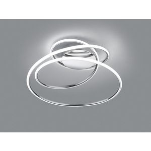 Plafoniera Bologna, RL, 50x48x28 cm, 36W, 1x SMD LED, metal, argintiu imagine