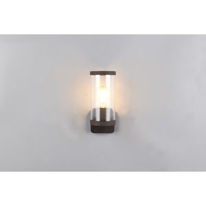 Aplica de perete pentru exterior Bonito, RL, 9.5x12x23 cm, 28W, 1x E27, aluminiu, maro imagine