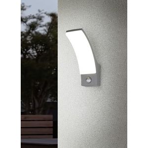 Aplica de perete pentru exterior cu senzor Beja, RL, 8x18.5x22.5 cm, 12.5W, 1x SMD LED, aluminiu, antracit imagine