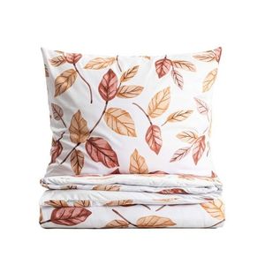 Lenjerie de pat King Size, Leafy, Homla, 3 piese, 200x220 cm, microfibra, multicolor imagine