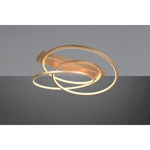 Plafoniera Darvin, TRIO, 64x49x16 cm, 34W, 1x SMD, metal, auriu imagine