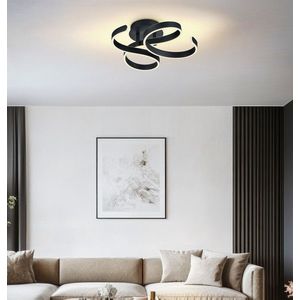 Plafoniera Francis, TRIO, 54x52x19.5 cm, 40W, 1x SMD, metal, antracit imagine