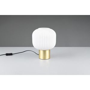 Lampa de masa Diva, TRIO, 20x26 cm, 40W, 1x E27, metal, bronz mat/alb imagine