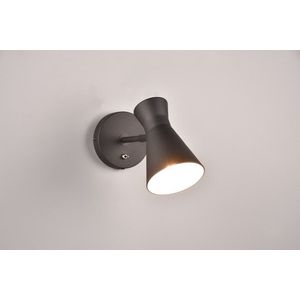 Aplica de perete Enzo, RL, 11.5x11.5x16.5 cm, 10W, 1x E27, metal, negru mat imagine