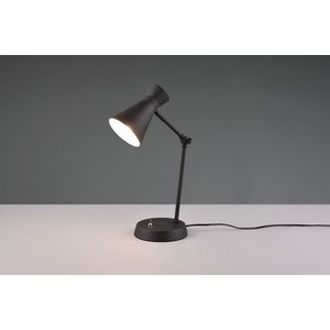 Lampa de masa Enzo, RL, 16.7x23.3x50.1 cm, 10W, 1x E27, metal, negru mat imagine