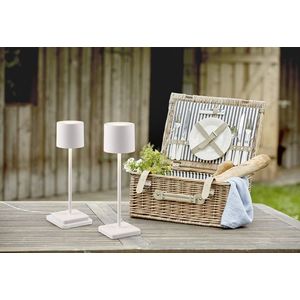 Lampa de masa Fernandez, RL, 12.5x12.5x38 cm, 1.5W, 1x SMD, plastic, alb mat imagine