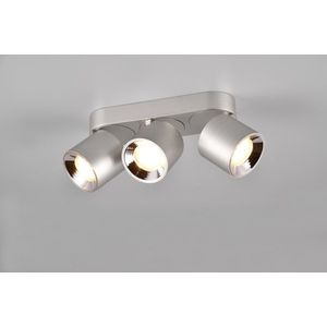 Plafoniera Guayana, TRIO, 27.3x8.7x12 cm, 10W, 3x GU10, metal, nichel mat imagine