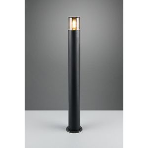 Lampadar de exterior Hoosic, TRIO, 12x80 cm, 28W, 1x E27, aluminiu, negru mat imagine