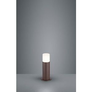 Lampadar de exterior Hoosic, TRIO, 12x30 cm, 28W, 1x E27, aluminiu, maro imagine