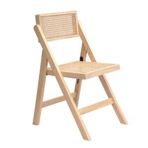 Scaun Verdura, Homla, 46x52x80 cm, lemn/ratan, natur imagine