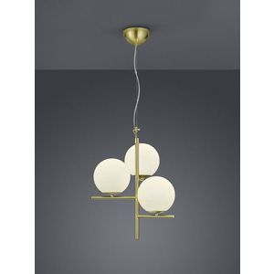 Lustra Pure, TRIO, 40x150 cm, 28W, 3x E14, metal, bronz mat/alb imagine