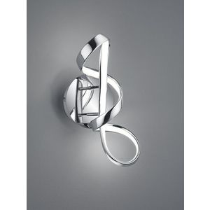 Aplica de perete Perugia, RL, 22x40 cm, 18W, 1x SMD, metal, argintiu imagine