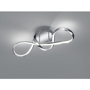 Plafoniera Perugia, RL, 60x18x22 cm, 28W, 1x SMD, metal, argintiu imagine