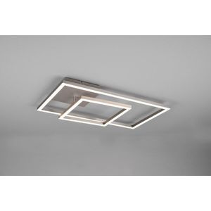 Plafoniera Padella, RL, 63.5x37x7.5 cm, 25W, 1x SMD, metal, nichel mat imagine