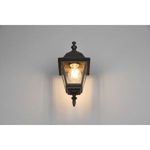 Lampa de exterior Livenza, TRIO, 14x19x34 cm, 60W, 1x E27, aluminiu, negru mat imagine