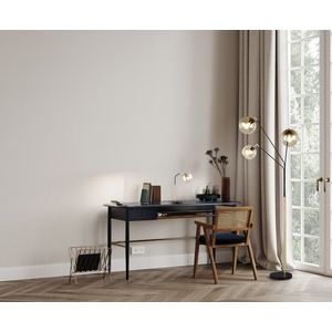 Lampadar Paxton, TRIO, 30x18x200 cm, 10W, 3x E27, metal, negru/auriu imagine