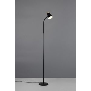 Lampadar Pongo, RL, 19.5x145 cm, 4.5W, 1x SMD, plastic, negru/natur imagine