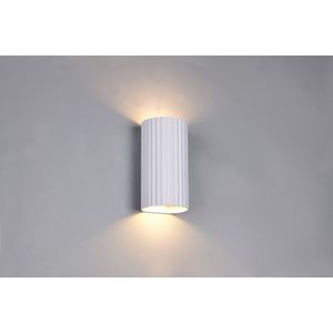 Aplica de perete Soka, TRIO, 9.5x8.5x18 cm, 10W, 2x GU10, metal, alb mat imagine