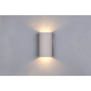 Aplica de perete Soka, TRIO, 9.5x8.5x18 cm, 10W, 2x GU10, metal, gri imagine