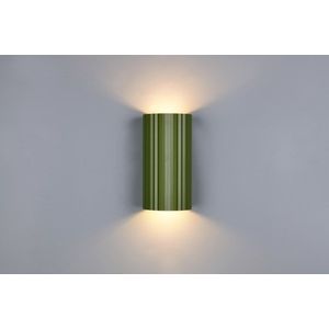 Aplica de perete Soka, TRIO, 9.5x8.5x18 cm, 10W, 2x GU10, metal, verde imagine