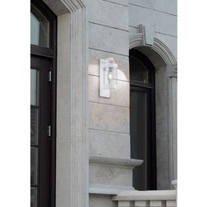 Aplica de perete pentru exterior Sambesi, TRIO, 12.5x33 cm, 28W, 1x E27, aluminiu, alb mat imagine