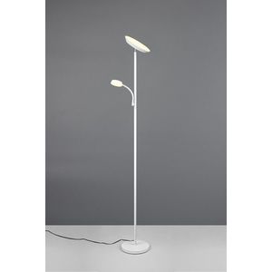 Lampadar Specter, RL NOW, 25/9.3x178 cm, 17W/4.5, 2x SMD, metal, alb mat imagine